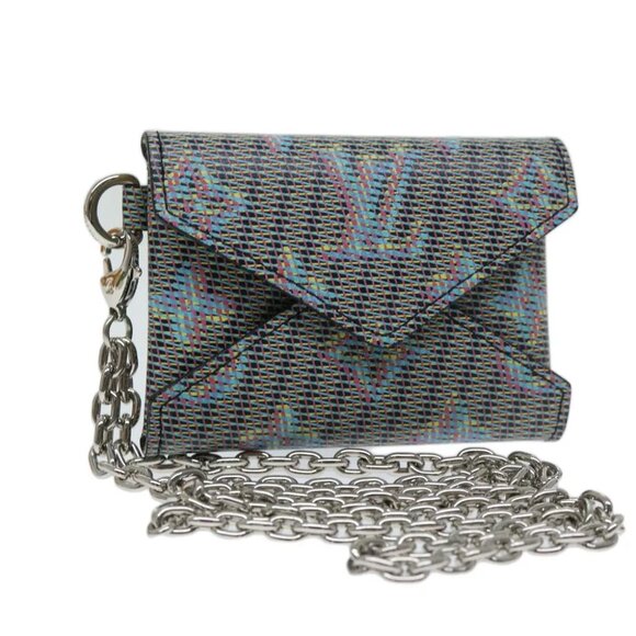 LOUIS VUITTON Monogram LV Pop Kirigami Necklace Blue N60278 LV Auth ac2845 - Picture 1 of 16